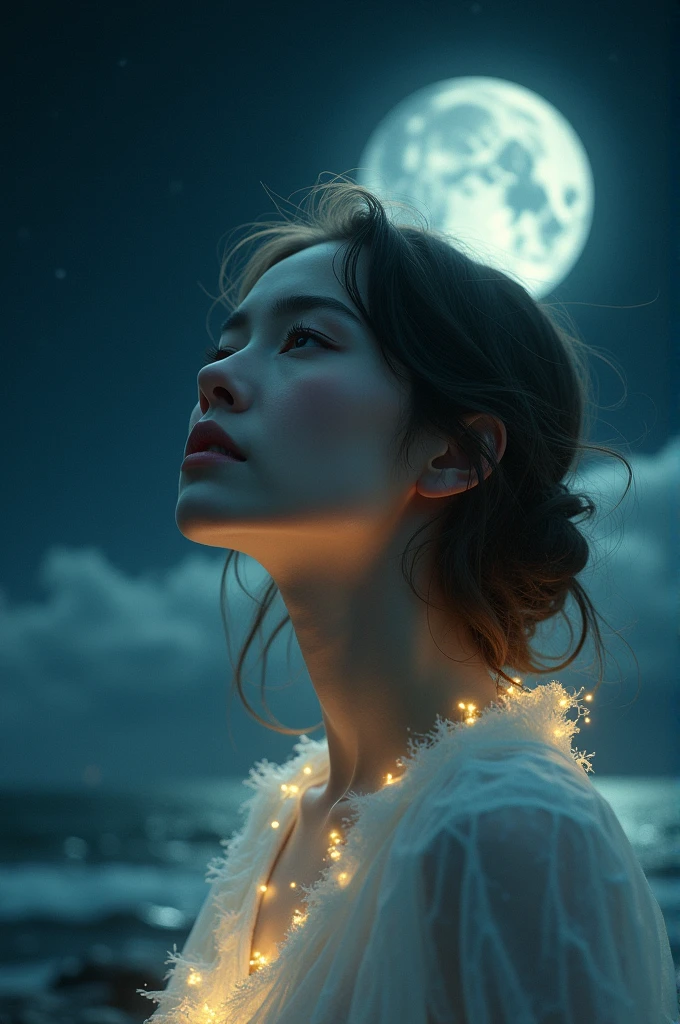The girls is moonlight