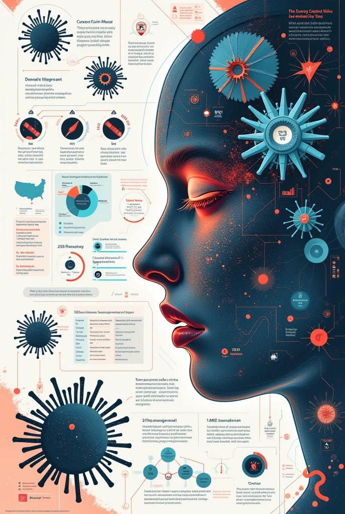 A leaflet about the virus influenza of 8 parts or 6 pages with a advanced theme to it for a class project.