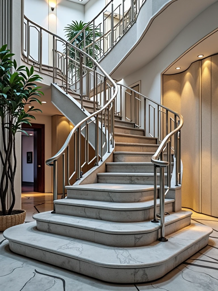Improve this ladder, leave it as if it had undergone a renovation where everything was improved. But just improve the staircase