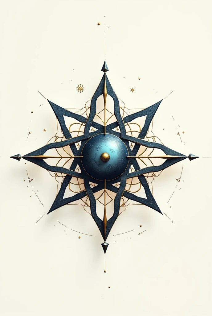 Science and mathematics logo without characters, please make it fancy.