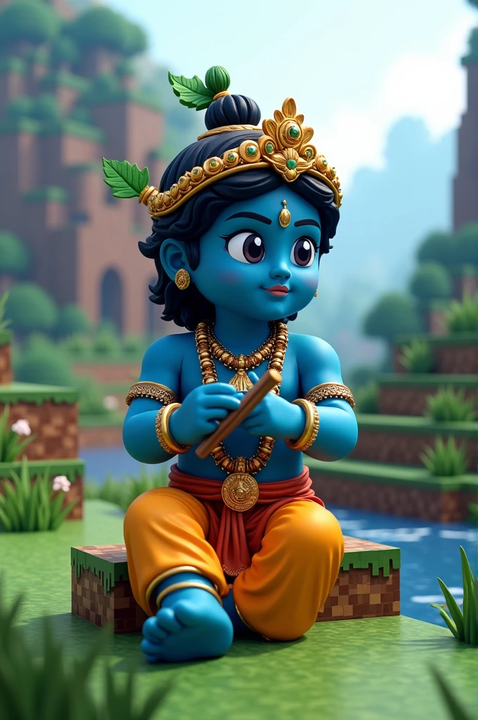 Krishna minecraft 3d