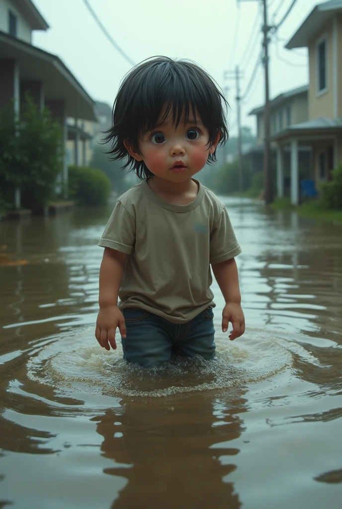 Realistic Child is flooding