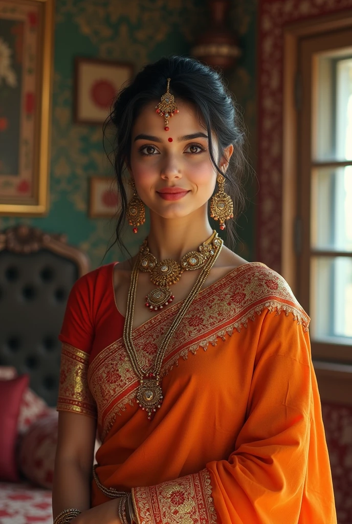 An indian newlywed housewife

