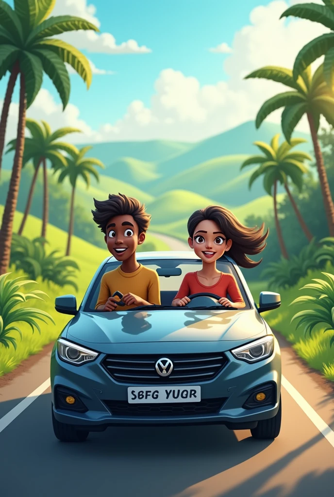 ഒരു മലയാളി യുവവും ഒരു മലയാളി യുവവും ഒരു കാറിൽ യാത്ര ചെയുന്നു 