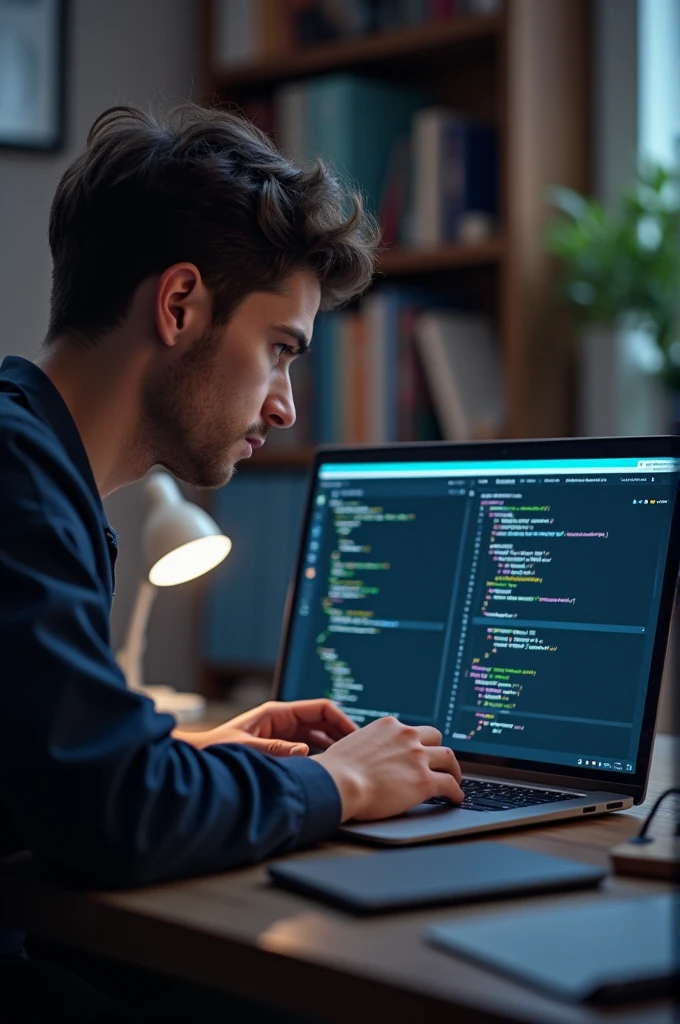 Vscode coding in laptop