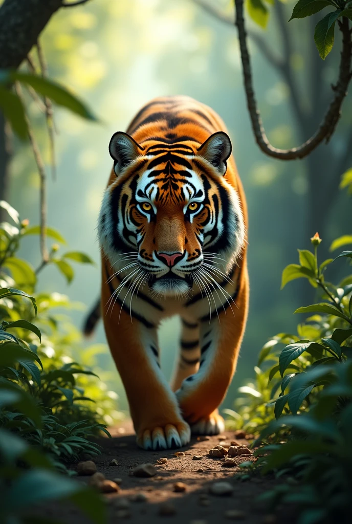 Tiger in jungle 