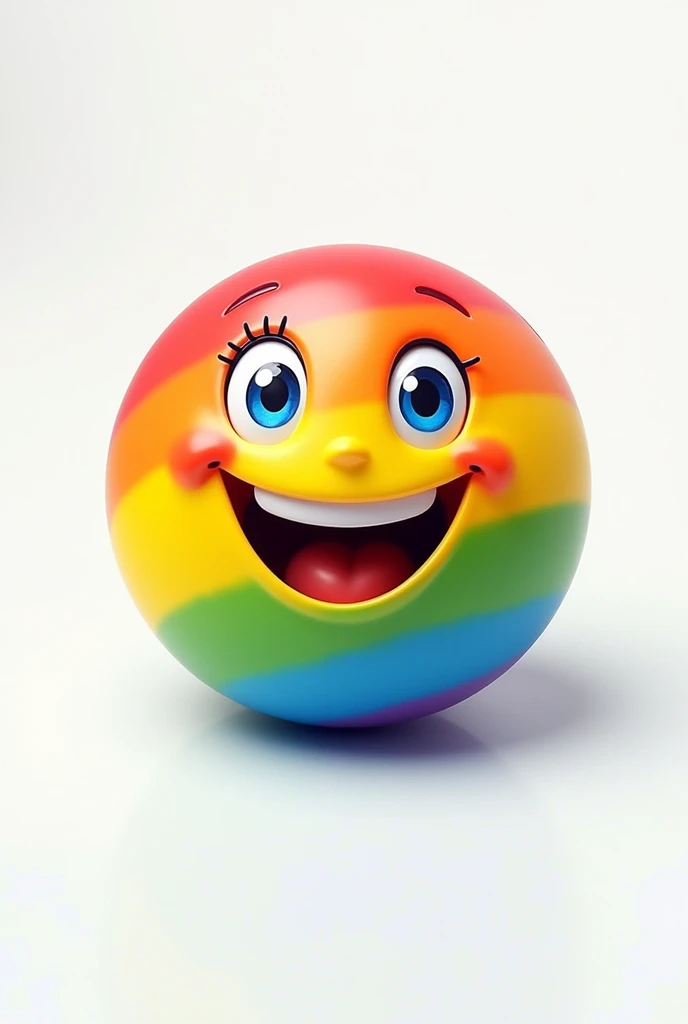 A rainbow smiley