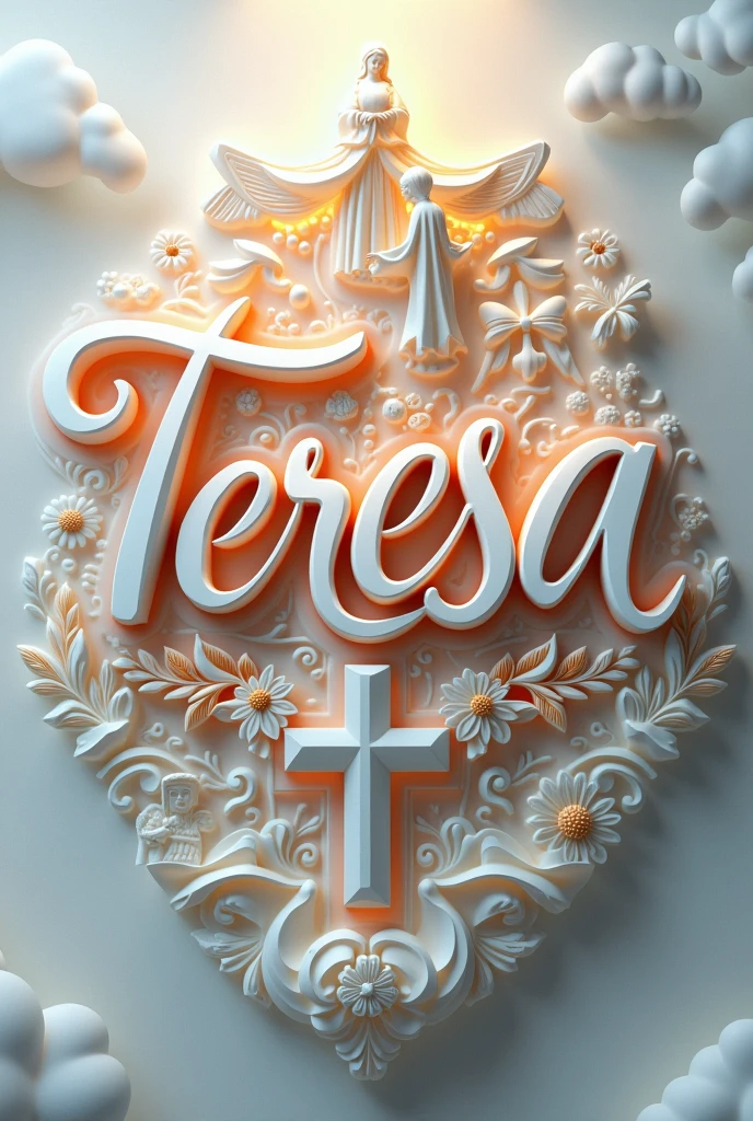 3D Names Teresa and Saint Therese 