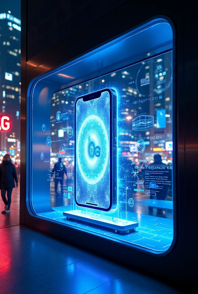 Mobile shop window 
brand name 5G arena