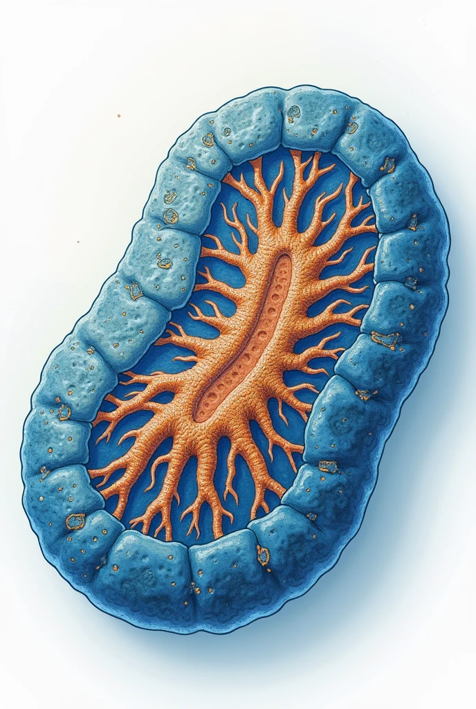 Rough endoplasmic reticulum found in the cytoplasm seen from above png