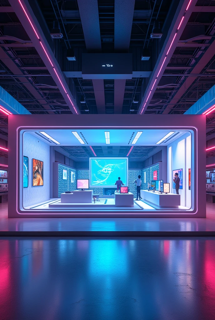 Mobiles shop windows brand name 5G arena