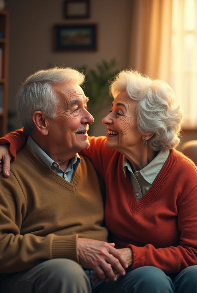 Older grandpa love older grandma