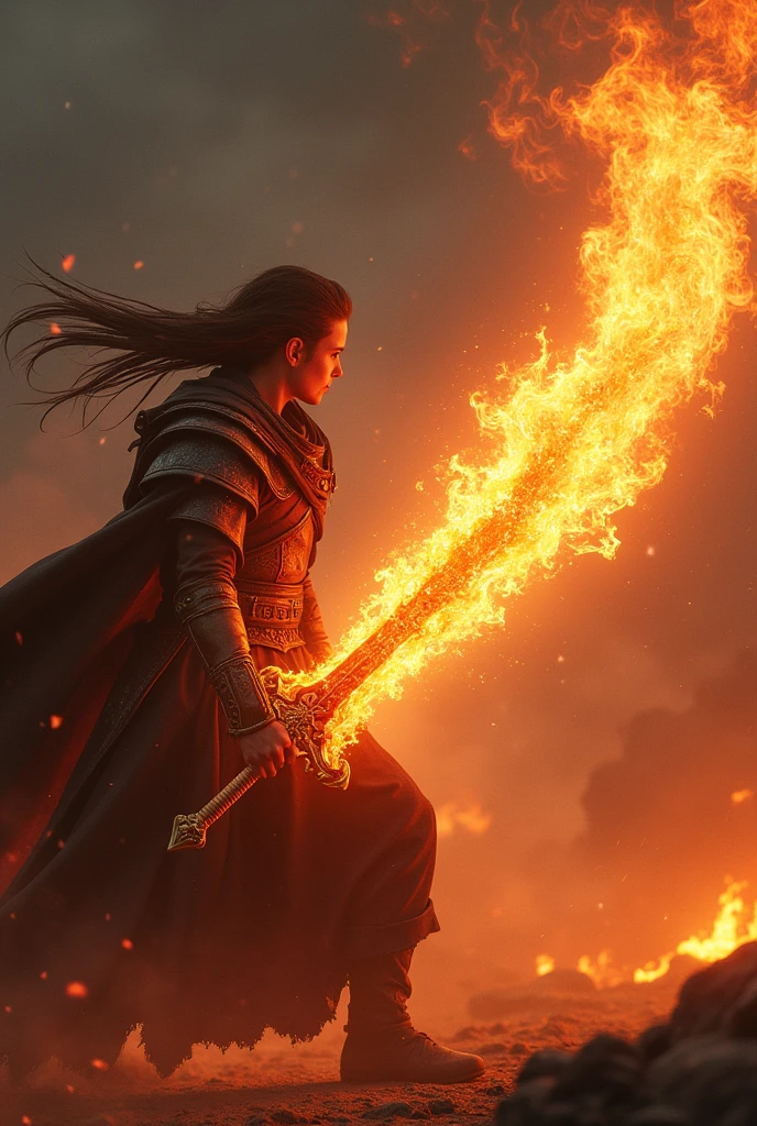 Fire style weapon like sword