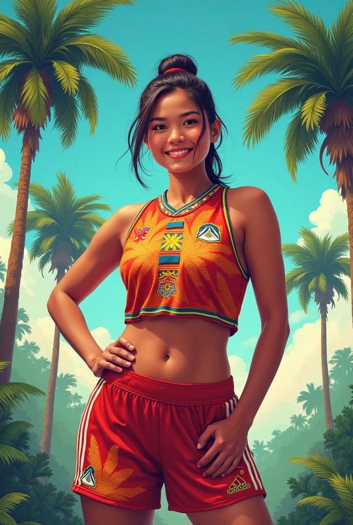 women adidas malay athlete