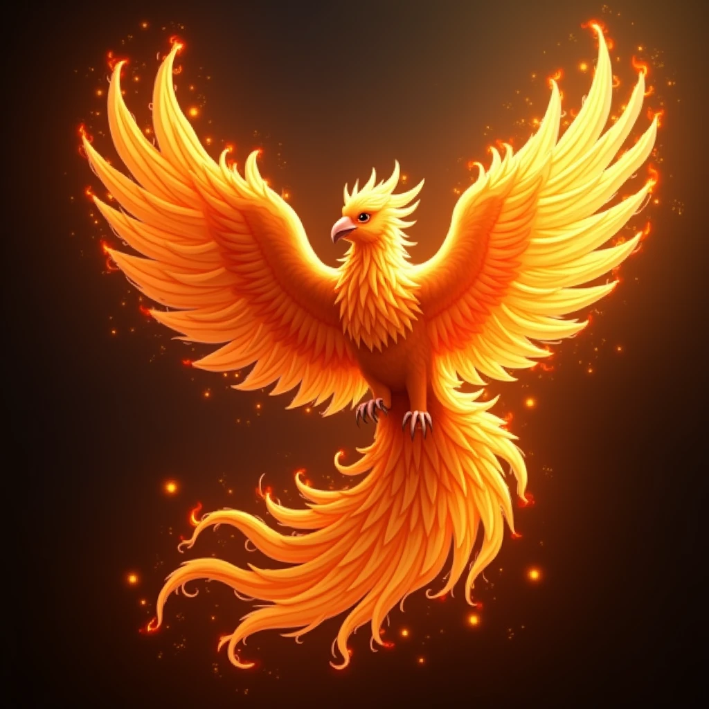 phoenix, fire, burning, 
