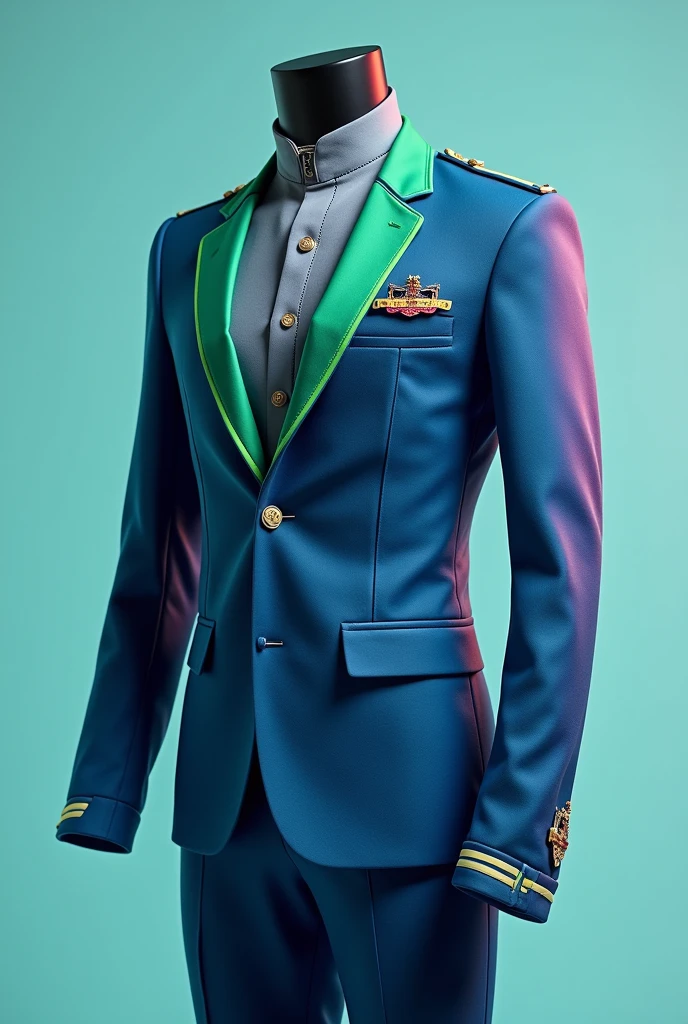 aurora airlines uniform with aurora color