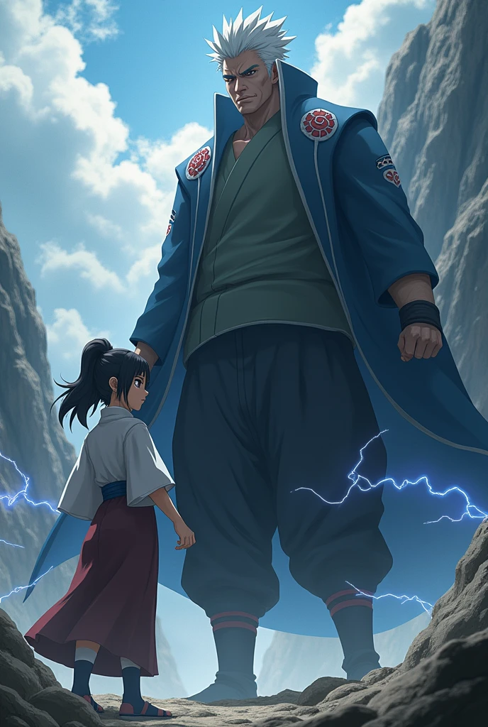 Hinata with raikage