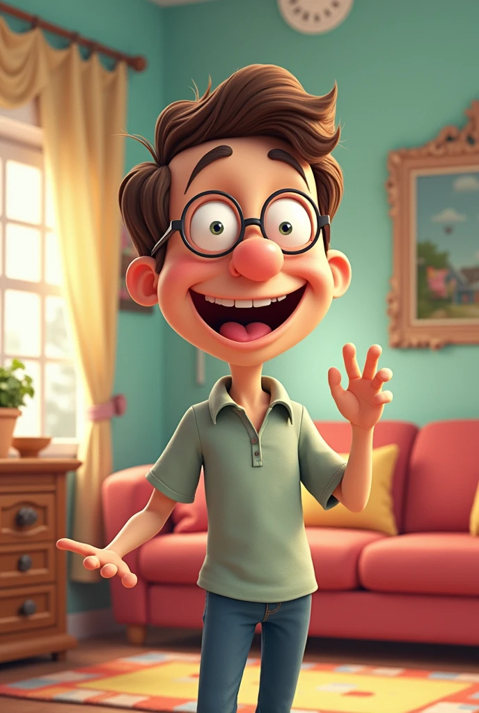 A profile picture for my sitcom tiktok page called sitcom_ villa
