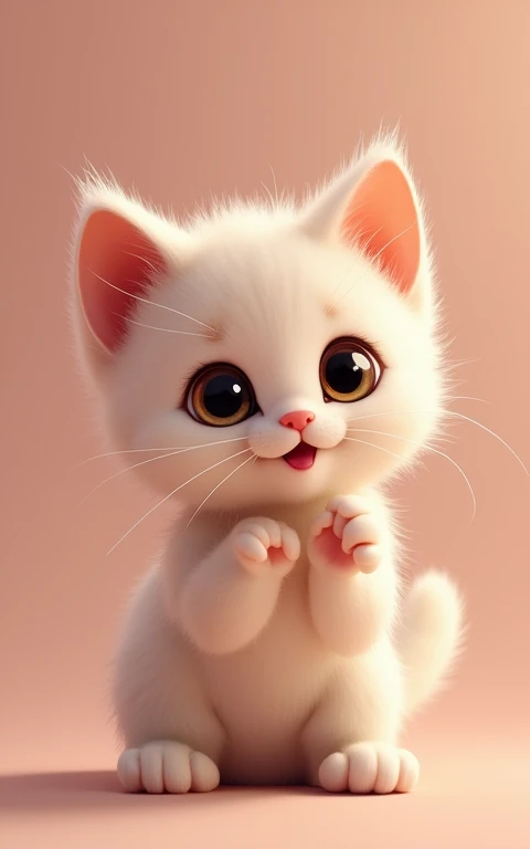 Strike a cute pose、masterpiece, Highest quality, Adorable、Cute eyes、Cute kitten、Too cute、Innocent