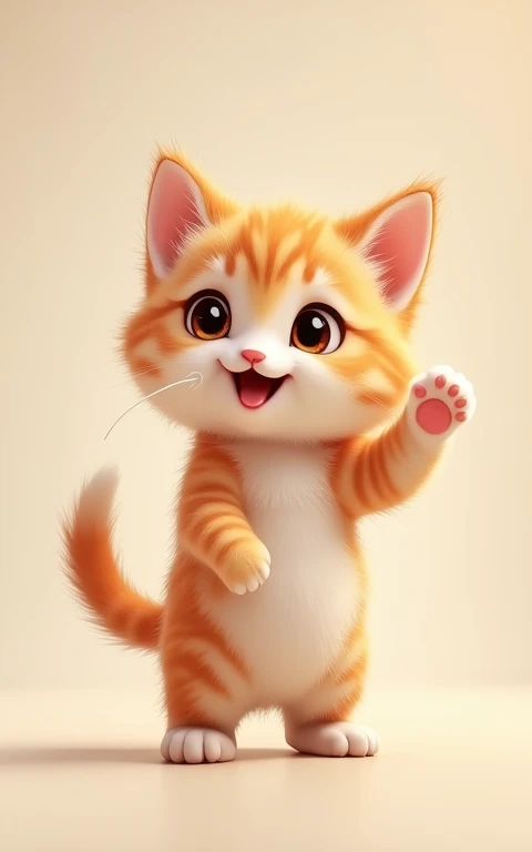 Adorable動きをする、Strike a cute pose、masterpiece, Highest quality, Adorable、Cute eyes、Cute kitten、Too cute、Innocent
