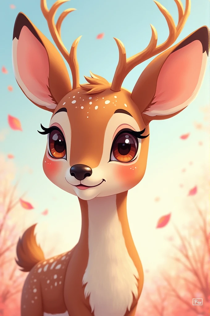 Vẽ anime my deer friend nokotan