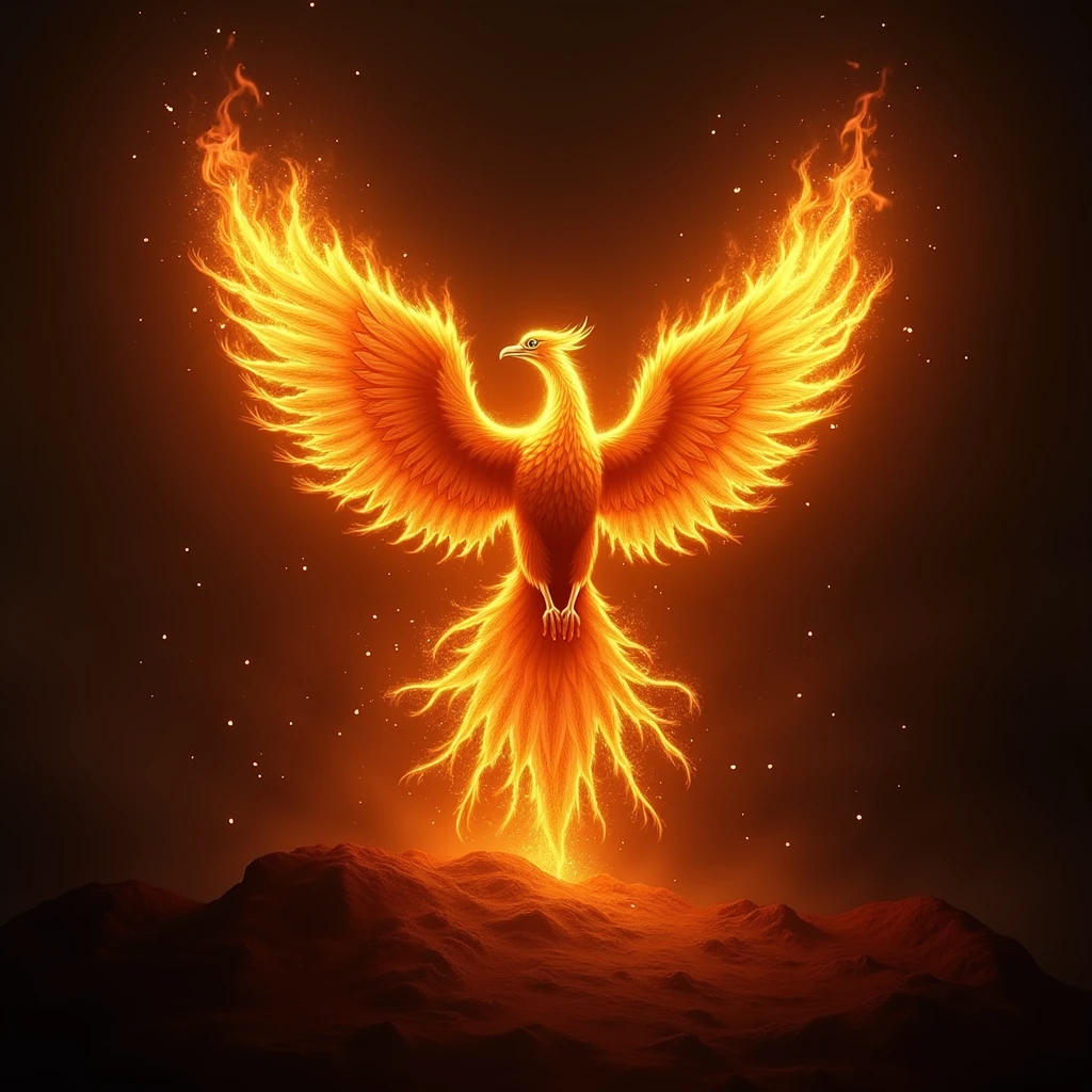 phoenix, fire, burning, fire storm, 