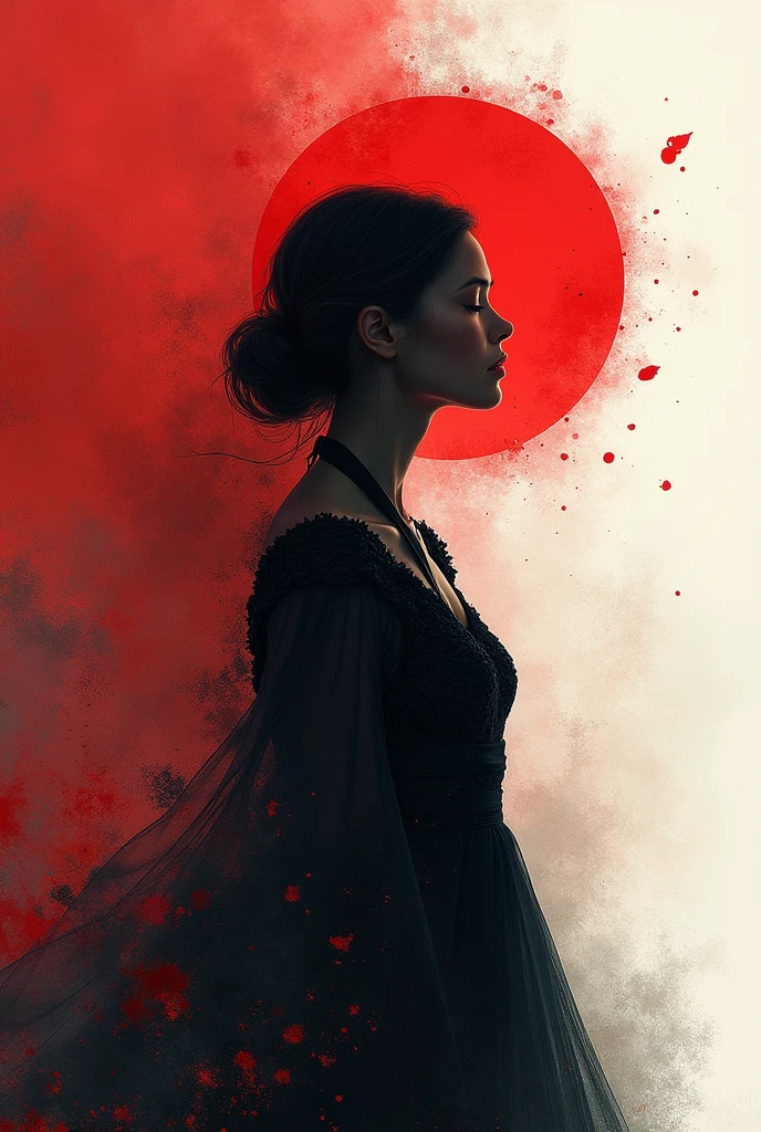 whispers of poetry its a title i want it to be cover for my book with two colors red and white