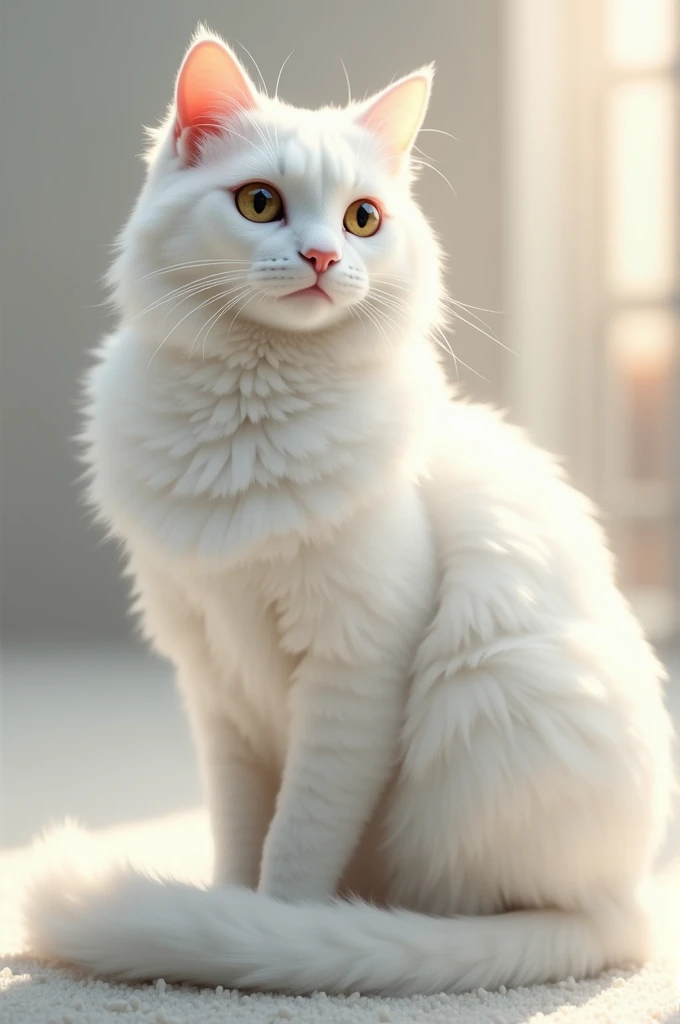 White cat