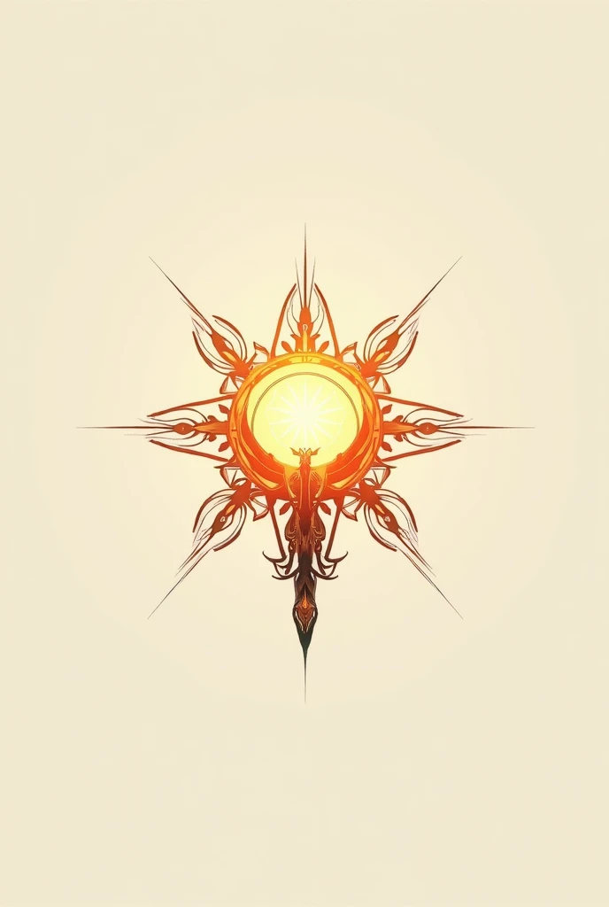 A logo for my Youtube channel about the awakening of a warrior but without any person