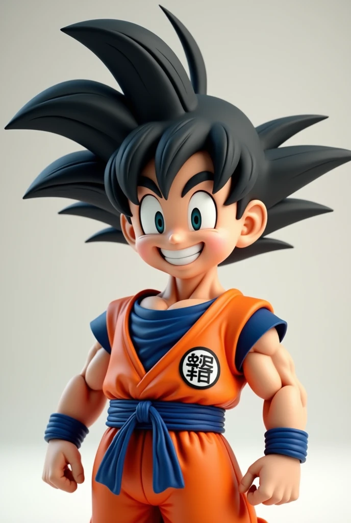 Smiling 3d goku
