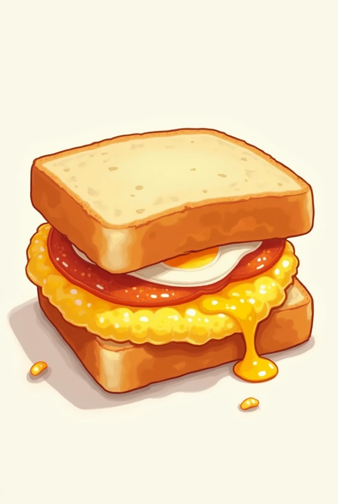 Eggdrop sandwich drawing