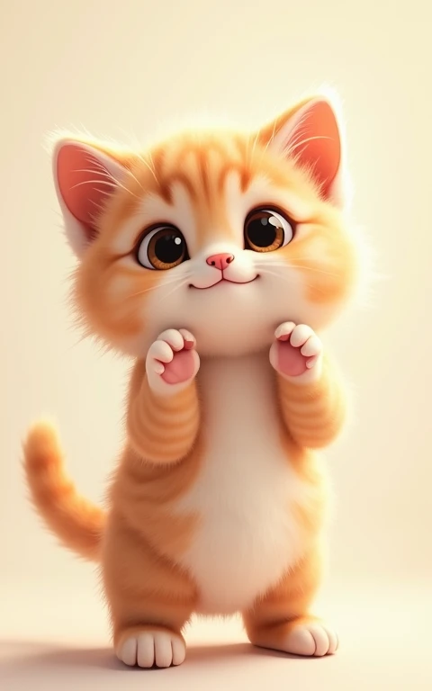 Adorable動きをする、Strike a cute pose、masterpiece, Highest quality, Adorable、Cute eyes、Cute kitten、Too cute、Innocent