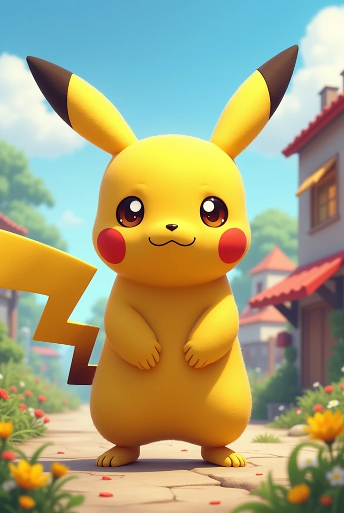 Pikachu from the anthropomorphic Pokemon movies