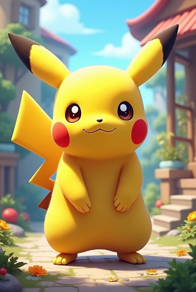 Pikachu from the anthropomorphic Pokemon movies