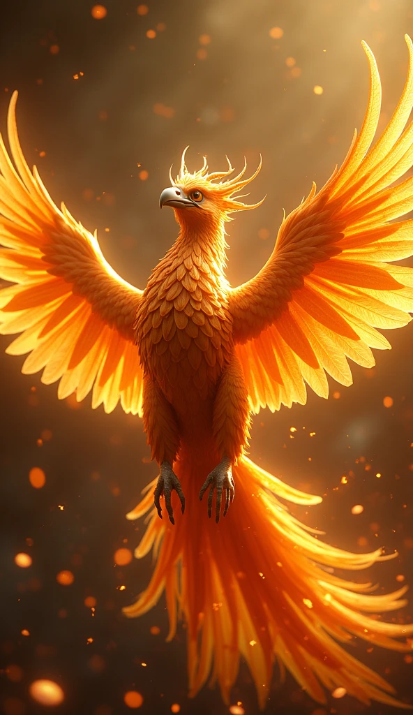best quality, high quality, ultra quality, 8k, masterpiece, detailed, extremely detailed, insanely detailed, ultra detailed, ultra highres ,exquisite,lifelike Images,cinematic experience,UHD picture,Realistic,photorealistic,hyperrealistic,vivid,RAW photo,shot by DSLR,(Phoenix,Golden Shine),Very large