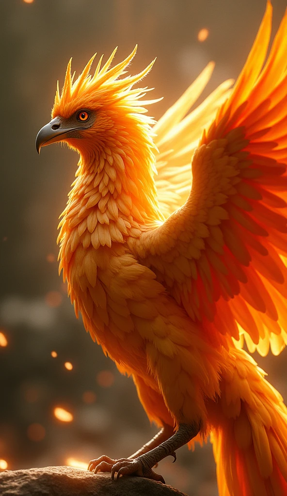 best quality, high quality, ultra quality, 8k, masterpiece, detailed, extremely detailed, insanely detailed, ultra detailed, ultra highres ,exquisite,lifelike Images,cinematic experience,UHD picture,Realistic,photorealistic,hyperrealistic,vivid,RAW photo,shot by DSLR,(Phoenix,Golden Shine),Very large