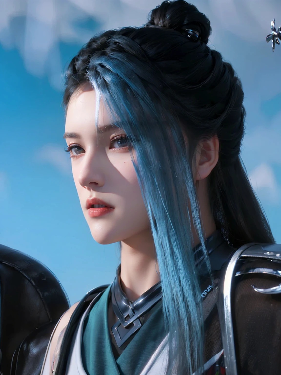 ((Realistic lighting, best quality, 8k, ​masterpiece: 1.3)), Clear focus: 1.2, 1 girl, perfect figure: 1.4, Slim abs: 1.1, ((dark brown hair)), (white crop top: 1.4), (outside, the night: 1.1), City streets, super fine face, beautiful eyes, double eyelids,
