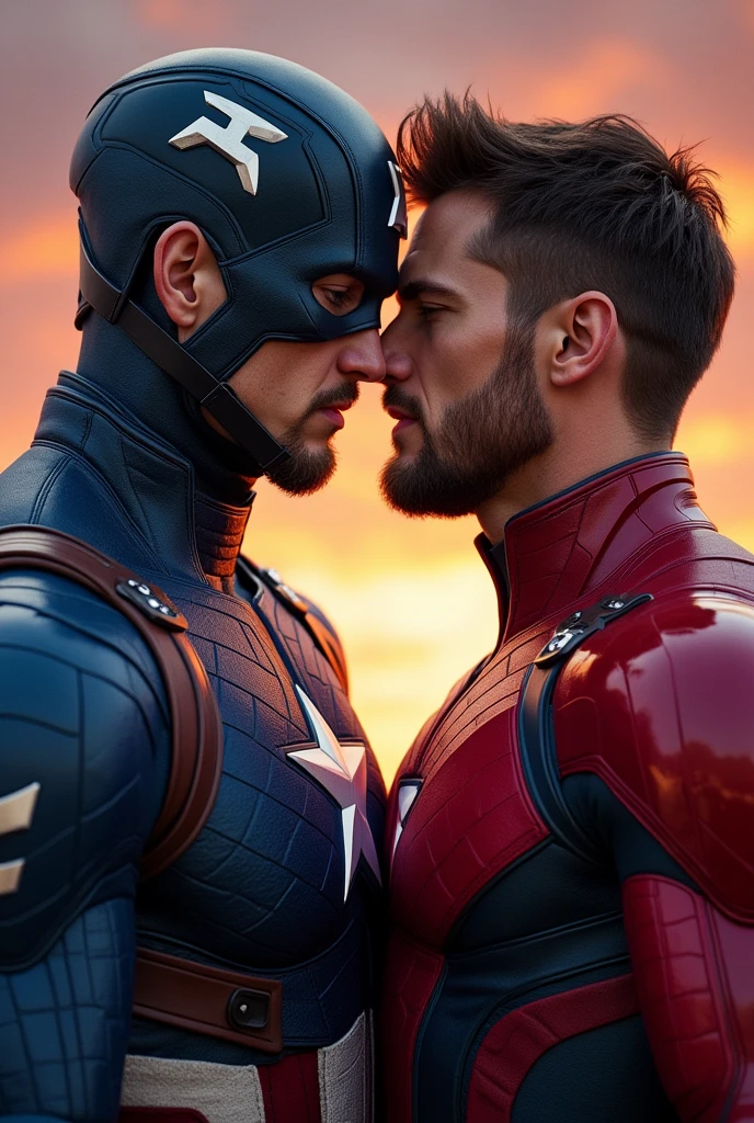 Male Avengers having gay sex with each other and villains