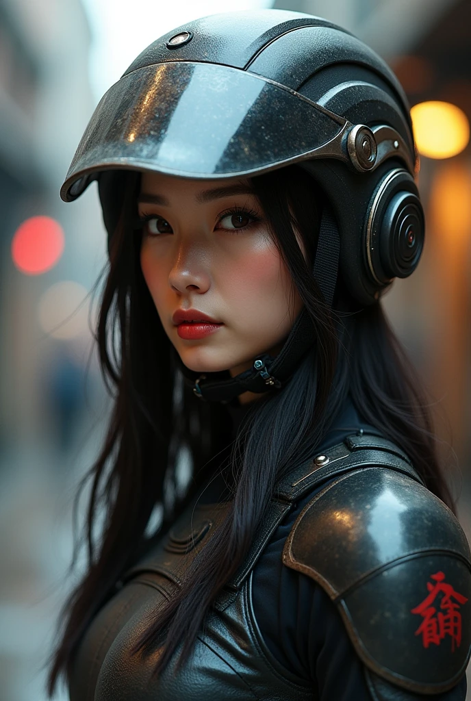 asia sexy girl use helmet title RAK