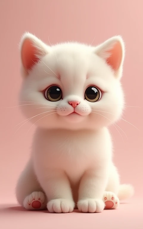 Adorable大きい動きをする、Strike a cute pose、masterpiece, Highest quality, Adorable、Cute eyes、Cute kitten、Too cute、Innocent