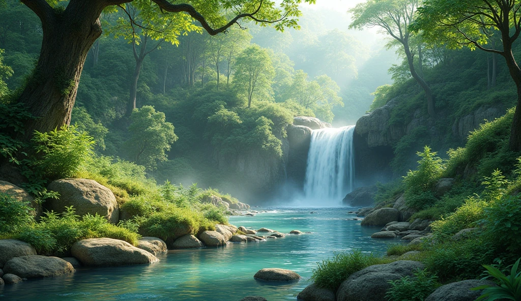 an image of a natural environment with a relaxing atmosphere. realist