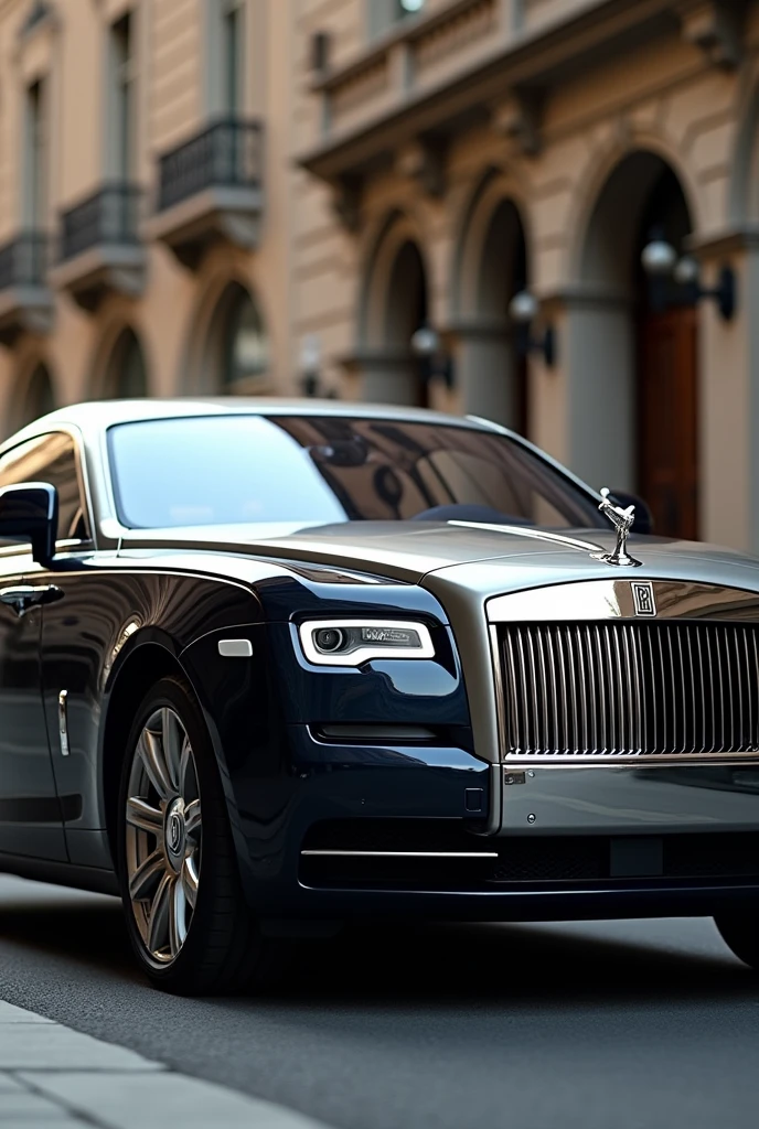 A roll royal car