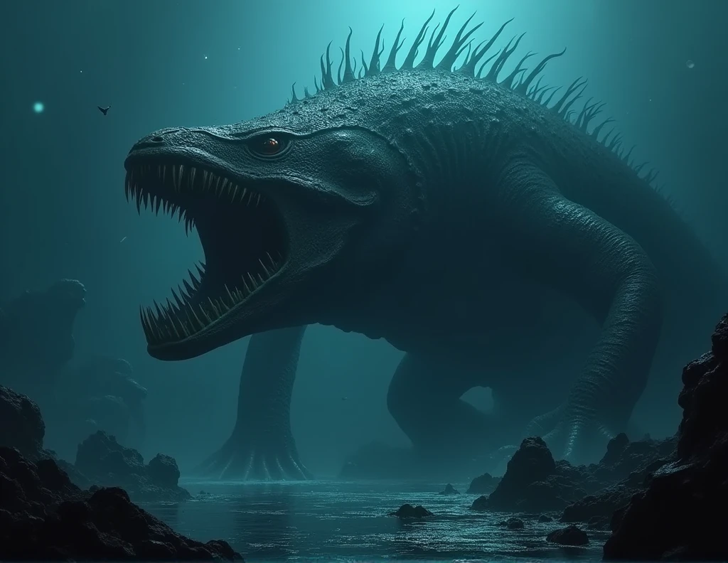 created a huge and deadly aquatic creature