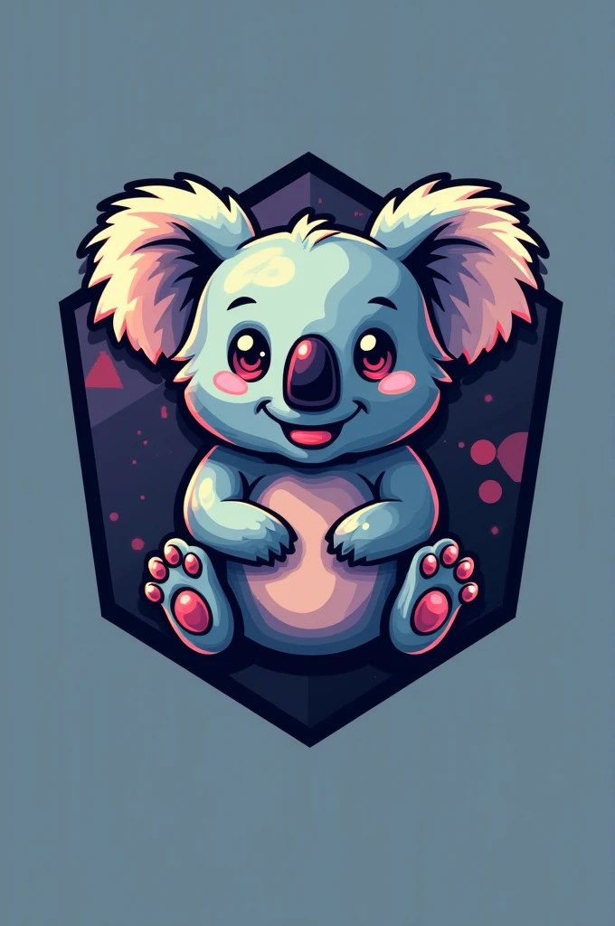 Logo koala groupe de joueurs