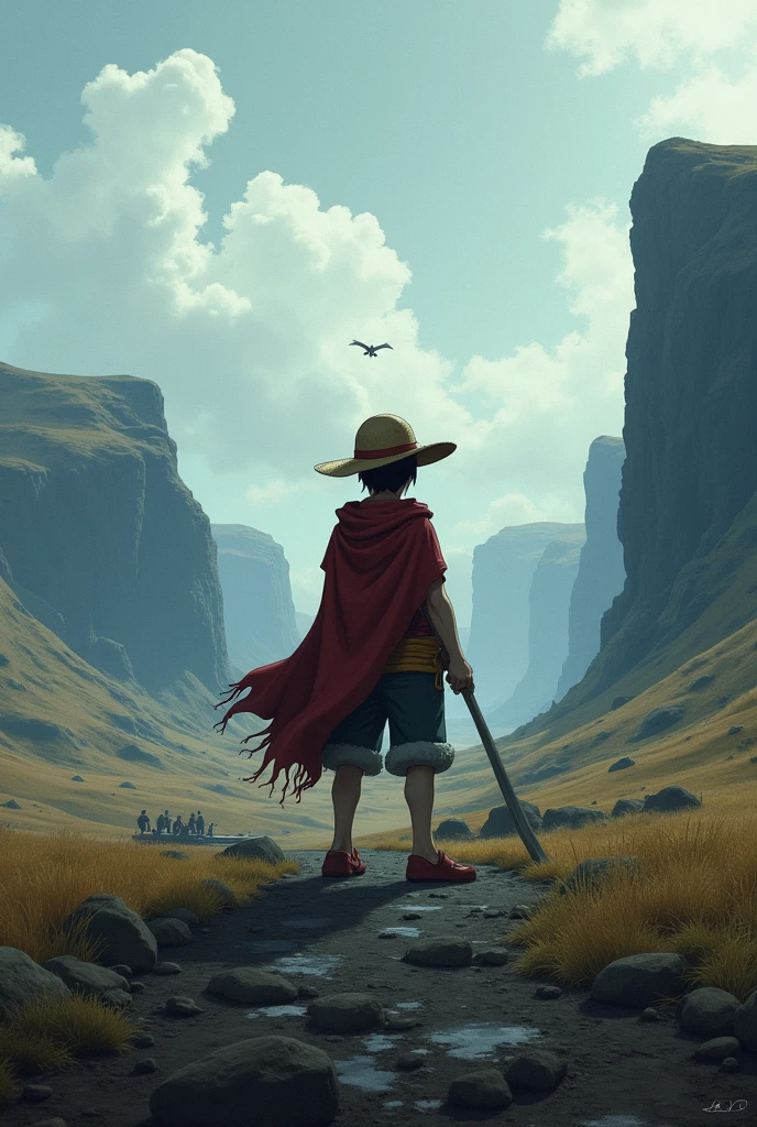 Luffy in vinland saga
