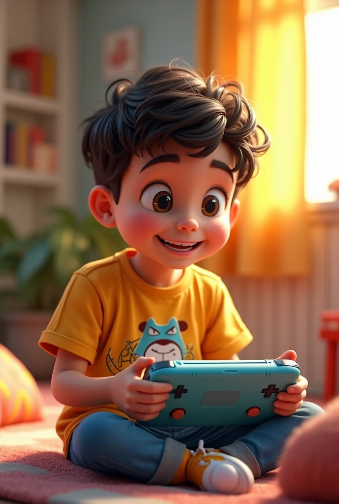 Biku t shirts boy playing game