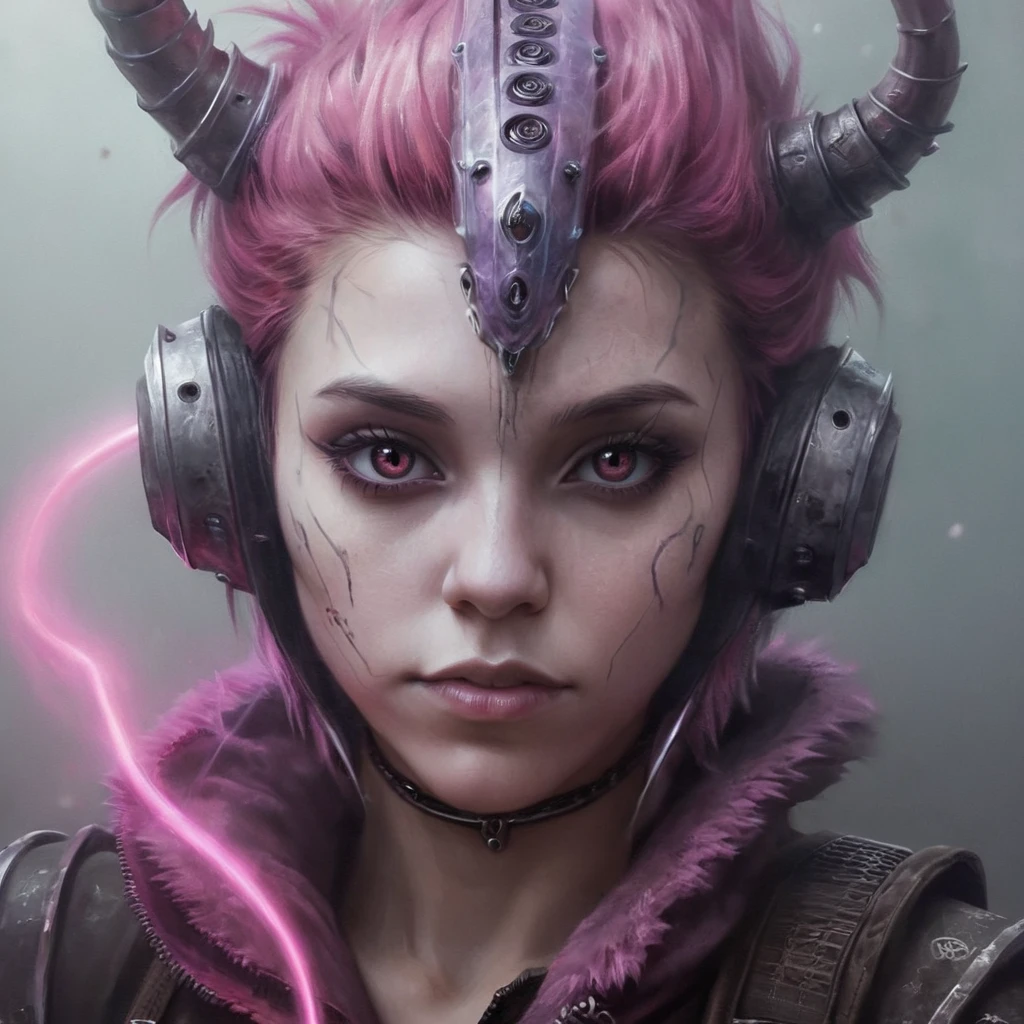 Fantasku 2,One person, digital art by Wow, Looking_in_Audience, close, Very detailed, Portraiture, digital illustrinion, procreine, winercolor, Fan art, foggy cineminic, cyber punk, Skyrim, Art by artgerm, Wow, Fantasku 2