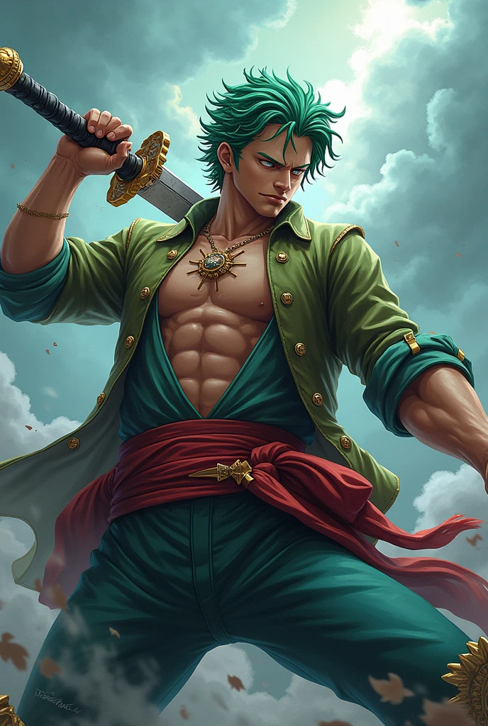 Zoro Enma sword as a one piece character