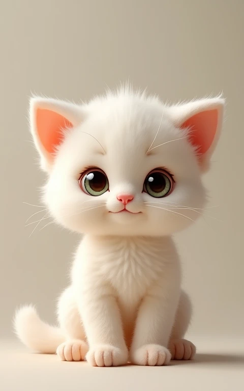 Adorable大きい動きをする、Strike a cute pose、masterpiece, Highest quality, Adorable、Cute eyes、Cute kitten、Too cute、Innocent
