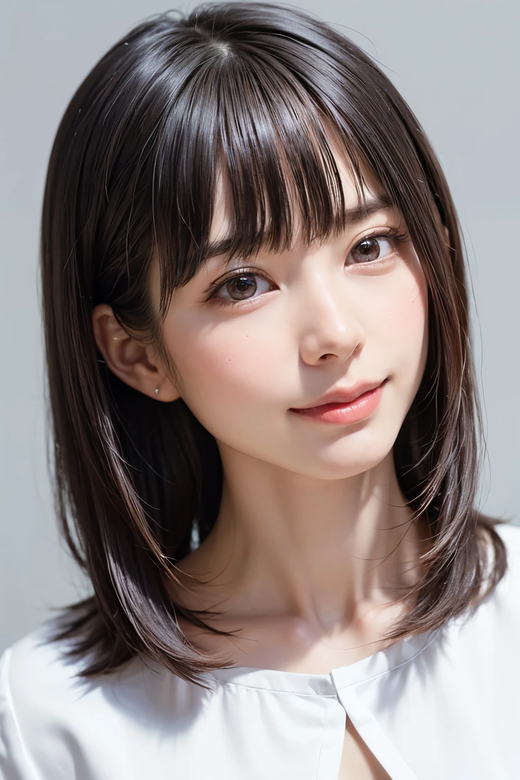 (software:1.8、masterpiece, Highest quality),1 person, alone, hyper Realistic, Realistic,Realistic, Looking at the audience, Light brown eyes:1.4,Brunette Short Bob Hair with highly detailed shiny hair, Brightly colored winter clothes, Lepangas:1.4), Outdoor, Mouth closed, Upper Body、big chest eye、eyelash、{Hugeな|big chest|Hugeなな|Mega} whole :2, chestの谷間:2、(((big chest eye、Short Bob Hair、Highlights from Students、Looking at the audience、She is very beautiful and cute、Show me your ears、Long neck、smile、Close your mouth and smile、Bangs and beautiful teeth)))、Ideal body type、(Nothing is drawn、A very beautiful pure white background:1.6)、美しいLong neck:1.4、(({Huge|big|Hugeな|Mega} chest, chestの谷間:2、Upper Bodyは服を着ていない:1.6))、(((Portraiture:2)))、Perfect ???????